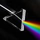 SUPERFINDINGS 4 pièces Acrylique Prismes Triangulaires Clair Photographie Prisme Cristal Prisme Équilatéral Pour L’Enseignement de la Physique du Spectre Lumineux