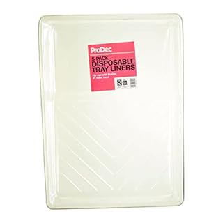 ProDec 5 Pack Disposable 9 inch Paint Tray Liners for Quick No Mess Colour Changes Without Washing Paint Trays Out, Compatible with ProDec 9 inch Roller Trays