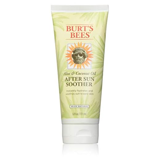 Burt's Bees Creme pós-sol Aloe e óleo de coco 170 g (pacote com 3)
