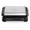 Tefal SuperGrill 3in1 XL, Indoor Grill, BBQ, Oven Style, Panini, Adjustable Temperature, XL Surface, Dishwasher Safe, Non Stick Plates, Stainless Steel, GC520DG1