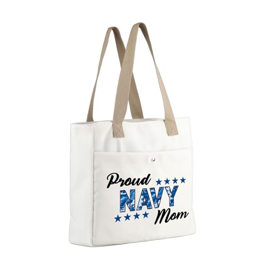 Bolsa de playa Tote Navy Mom miniatura 3