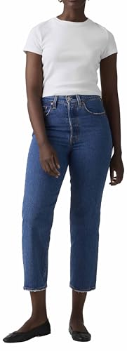 Levi's Damen Ribcage Straight Ankle Light Indigo-Worn IN, Jazz Pop, 25W / 31L – Ansicht 5