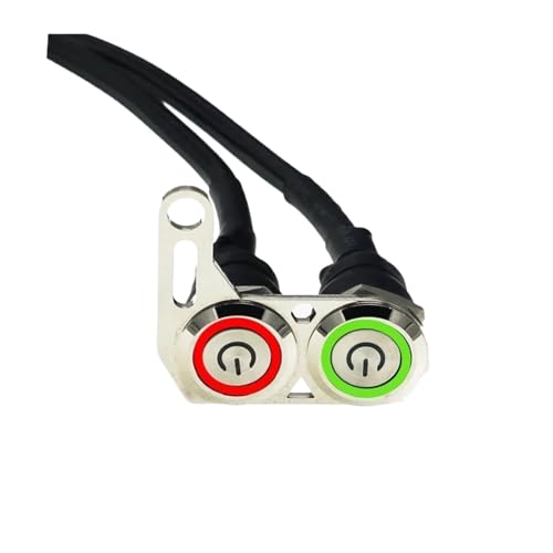 Interruptor de manillar de motocicleta de alta resistencia con diseño de doble control