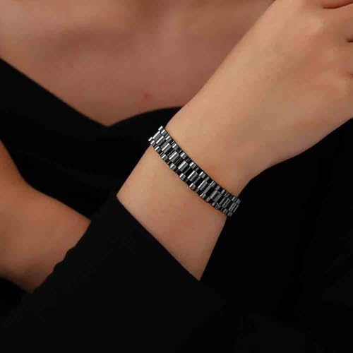 Pulsera de Acero Inoxidable 6 mm para Hombre y Mujer miniatura 2