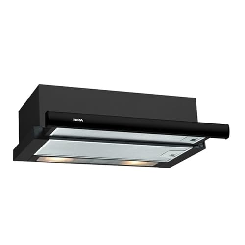 Teka TL 6310 - Campana Extractora Telescópica o Extraplana 60 cm, Doble Turbina 2 Velocidades,...
