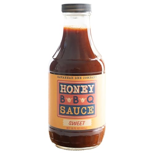 Savannah Bee Honey BBQ Sauce - Sweet, Rich, Grilling