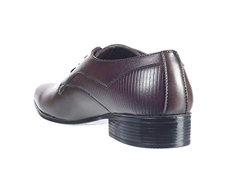 Image of Lazard Khadim's Men Brown Formal Derby Shoe - UK 11