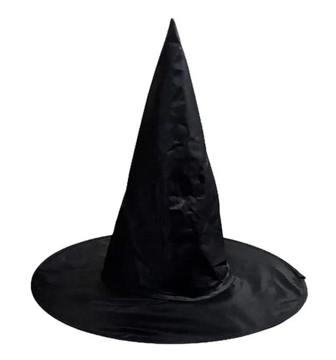 Chapéu Bruxa Grande Infantil e Adulto de Halloween