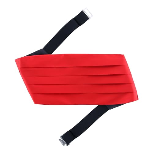 Image of Trafalgar Men's Sutton Solid Color Silk Cummerbund