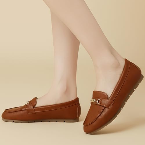 Image of Women's Loafer Shoes Leisure Slip On Work Shoes Comfort Walking Flats