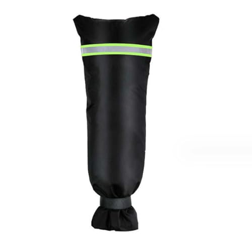 冬用蛇口凍結防止カバー 水道管凍結防止 反射安全ストリップ付き 屋外蛇口 損傷・再破裂・汚れ防 水栓 設置/分解簡単 消火栓 屋外散水用具 水栓 庭 外 畑 公共施設 公園(63cm x 33cm)