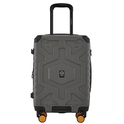 Wrangler ATG Outland Expandable Hardside Luggage, Gull Gray, 22" Carry-On
