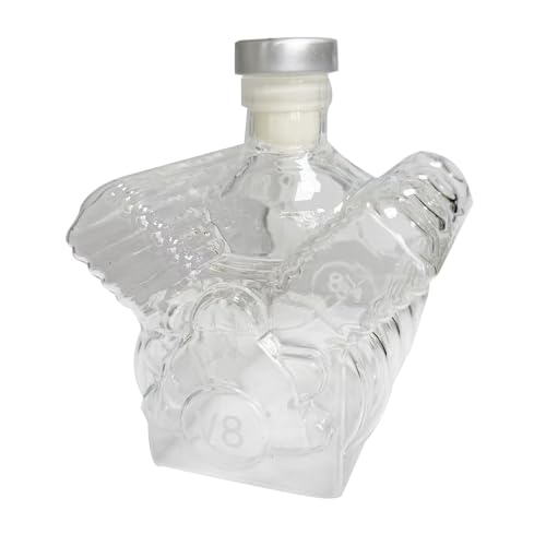 Desatascador de licores - Botella de whisky V8 | Decantador de alcohol, dispensador de vino | Home Bar, cocina, restaurante, decoración de salón, pantalla de bebidas, regalo único