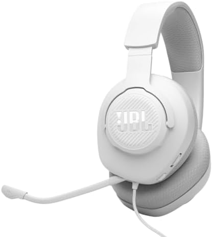 JBL Quantum 100M2, Cuffie Gaming Over Ear con Filo, Bianco — foto principale