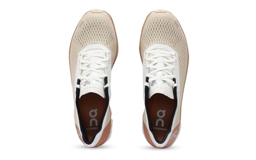 On Cloudboom 1 Women Shoes Size 7, Color: Savannah/White-Orange3