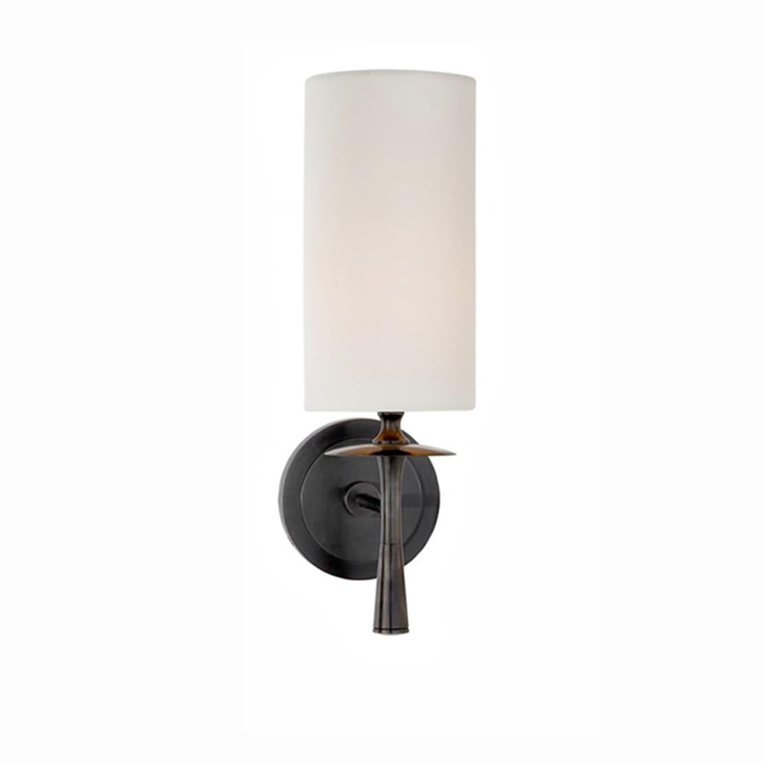 STUIJKVSZ Wall Sconces Set of Two, Black and Brass d Light, Modern Fixtures with Fabric Lampshade, Vanity, Farmhouse Lamp for Mirror Living Room Beside
