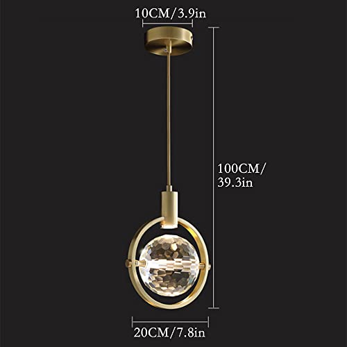 Chandelier moderne K9 tout en laiton de haute qualité pour une décoration d'exception