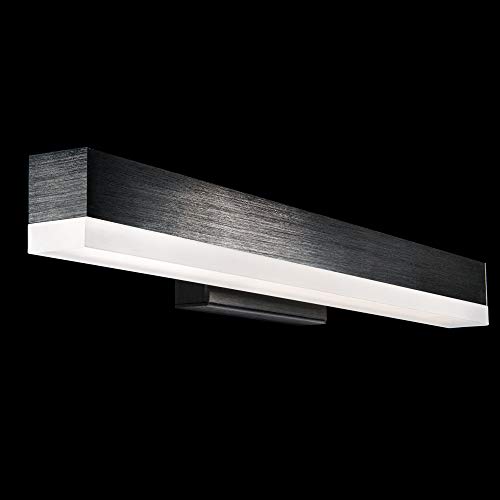 Image of WAC Lighting dweLED, Styx 19in LED Bathroom Vanity or Wall Light 3-CCT 2700K-3000K-3500K Set to 3000K in Black