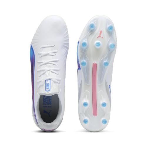Botas de fútbol King Ultimate FG/AG en blanco para tus partidos 6