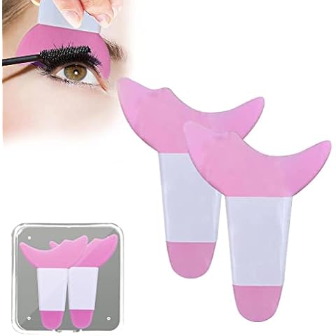 2 Pcs Mascara and Eyeshadow Shield Applicator Guard Pads, Upper Lower Eyelash Guide for Makeup, Eye Makeup Tools Mascara Guard for Beginner Cover