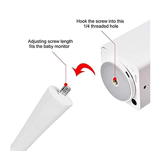 Suporte de câmera universal para monitor de bebê, suporte de monitor de bebê ajustável - anexa a câm