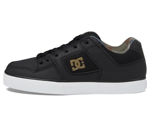 Image of DC Mens Pure Low Top Lace Up Casual Skate Shoe SneakerSkate Shoe