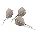 CUESOUL ROST T19 Integrated Dart Shaft and Flights Big Wing Shape Grey 33mm-Say Goodbye to Falling Dart Flight