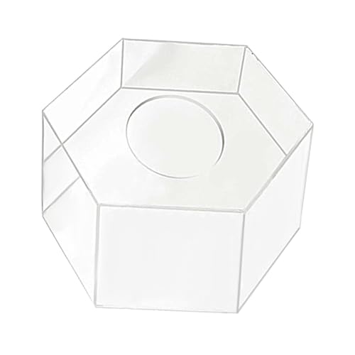 Soporte de tartas de acrílico rellenable de 25cm para exposición 3