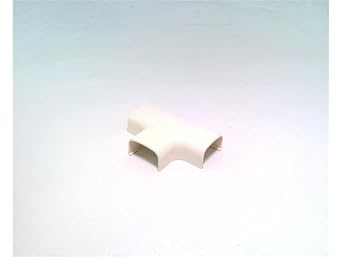 PANDUIT TF5IW-E ABS, for USE with LD5 Raceway, Length 1.84 in, Off White, TEE Fitting
