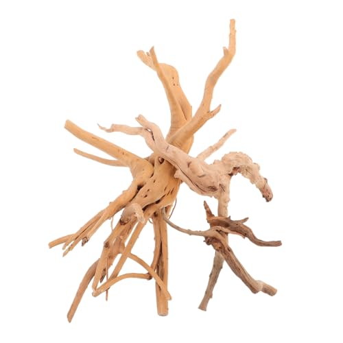 BESTonZON 3pcs Aquarium Driftwood Decoration Rustic Spider Wood Branches for Fish Tanks Reptile Terrariums Unique Shapes Enhance Aquatic Ecosystem Supports Plant Growth Durable Versatile