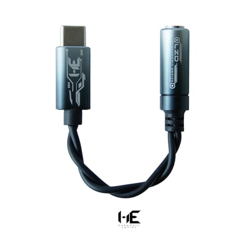 Image of TANGZU HE Long Zhong DUI USB C to 3.5mm Audio Adapter, Hi-Res 24bit /192KHz USB C to Aux Dongle HiFi Headphone Jack Cable Cord Compatible with PC, Android and iOS System Mobile Devices