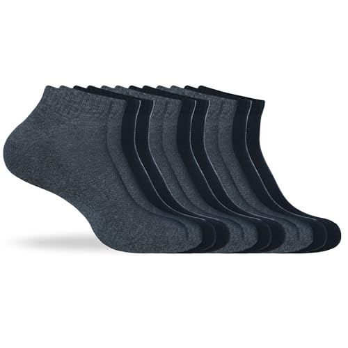 Image of Women's Ankle Socks Thick Cushioned Cotton, Moisture-Wicking socks, Breathable Performance Socks for Running, Sports