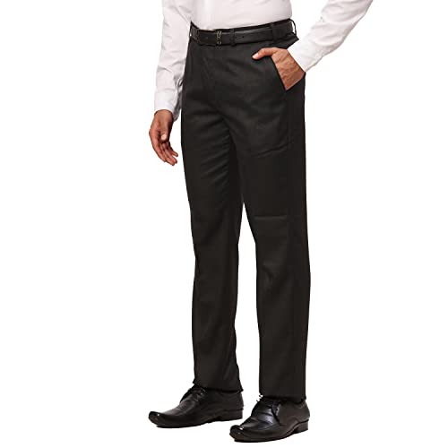 Image of Park Avenue Men's Regular Fit Polyester Blend Trousers
