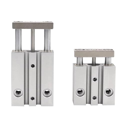 Vérin pneumatique 3 tiges alésage 63mm pour bloquer les charges sans torsion