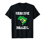 Este diseño de fuente envejecido universitario para hombres o mujeres que tienen sus raíces en Brasil y Sergipe, Brasil y están orgullosos de la bandera de Brasil. Este diseño de Sergipe Brazil es ideal para cualquier persona que ama Brasil.