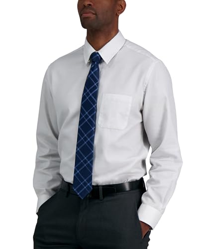 Calvin Klein Men’s Navy Blue Solid and Pattern Neckties – Ties for Work, Weddings & Formalwear (Standard and Extra Long)