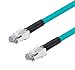 L-COM - TRD824HFO-TEL-250 - Ethernet Cable, Cat5e, 76.2 m, 250 ft, RJ45 Plug to RJ45 Plug, Teal