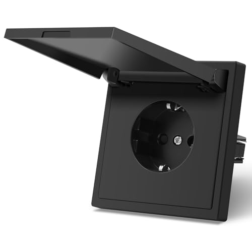 MVAVA Enchufe Exterior Enchufes pared Con Garfio Empotrable