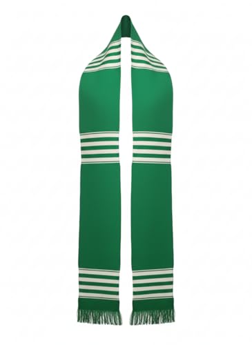 African Kente Graduation Choir Stole - Green with White2
