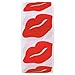 Hybsk Kissing Lips Removable Body Stickers Total 1,000 Per Roll (Red)