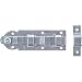 Produktbild Alberts 113261 Fensterriegel | gerade, mit befestigter Schlaufe | Edelstahl | Platte 80 x 26 mm