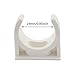 SDTC Tech 12-Pack U-Shaped PVC Water Pipe Clamps Fit for 25mm OD, Compatible with 3/4