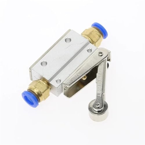 Válvula de inversión neumática de 3 posiciones con rosca hembra de 1/8 5