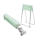 Lecreatekit 2-teiliges Schüssel- und Tellerklemmen-Set aus Edelstahl, Verbrühschutz Küchenwerkzeug mit rutschfestem Griff für heiße Gerichte, sicherer Lebensmittelhandler zum Dämpfen und Kochen