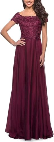 Women's Mother of The Groom Dresses for Wedding Lace Mother of The Bride Dress Short Sleeves Formal Evening Prom Gowns2