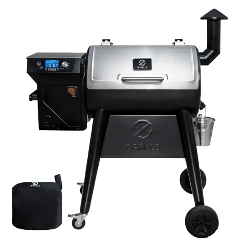 Z GRILLS Electric Wood Pellet Grill Smoker with PID 3.0 Controller, 450°F Max Temperature, 8-in-1...