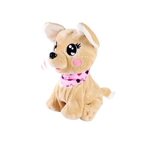 Simba 105893500 - Chichi Love Baby Boo, DEUTSCHE Version, Reagiert Auf 12 Sprachbefehle, Mit Über 60 Verschiedenen Sounds, 30cm, Chihuahua Plüsch Hund, Interaktives Haustier, Ab 3 Jahren