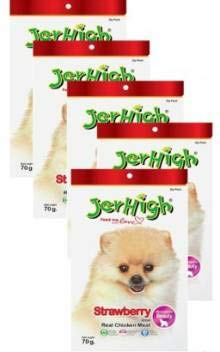 See full amazon price history chart for DogsnCats Jerhigh Dog Treats Fruity Strawberry Made with Real Chicken Meat 70G (Pack of 5) DogsnCats Jerhigh Dog Treats Fruity Strawberry Made with Real Chicken Meat 70G (Pack of 5) (B08K8PJXLP) Amazon Price History, Amazon Price Tracker