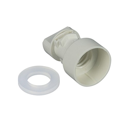 Liebherr 6072038 ORIGINAL Lampenfassung Sockel mit Dichtring Dichtung für E14 Lampe Leuchte Kühlgerät Kühlschrank