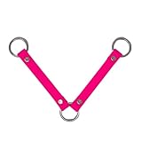 SparkDog Collars HotDawg 犬小屋 ファン ハンギング ユーティリティストラップ Ryobi P3320 BioThane ファンハンガー 犬用クレート用 バケットホルダー ユーティリティストラップ 米国製 (ピンク/ピンク)